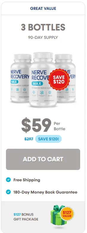 Buy Nerve Recovery Max 3 Bottles